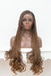 Amara "Curled tips" Braided Wig
