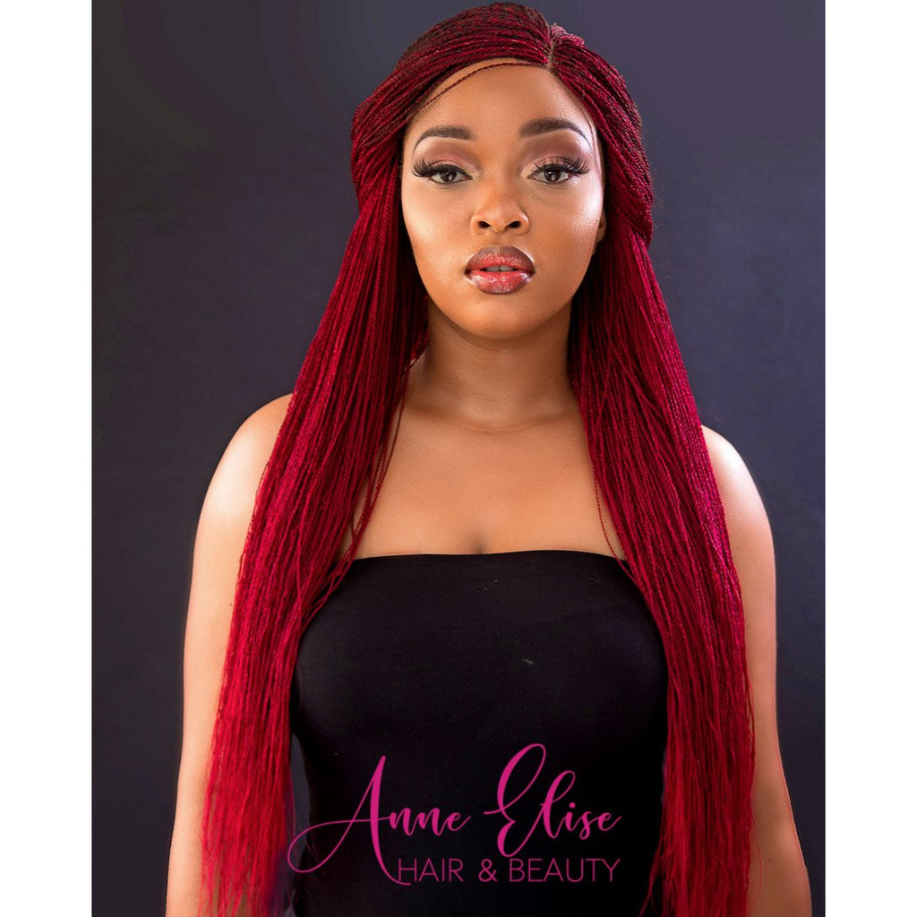 Amaka Closure "Microtwists" Wigs- THREE PARTING
