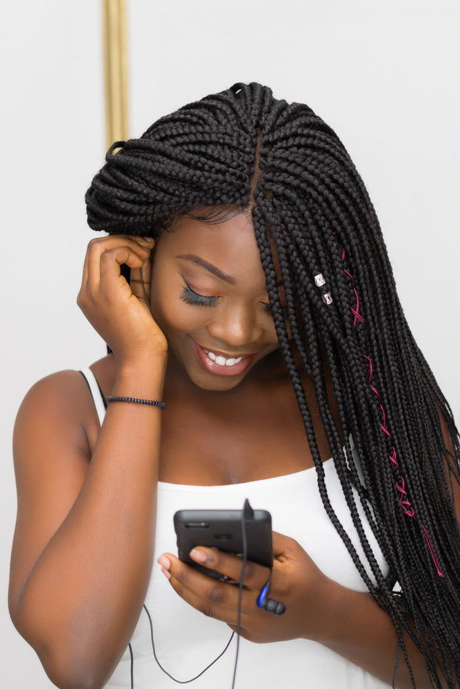 Adaobi Frontal Box Braids Unit