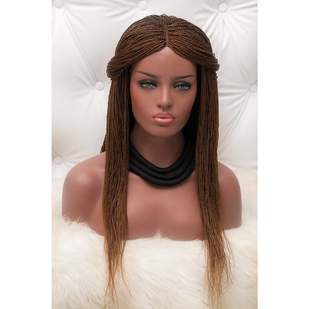 Amaka Closure "Microtwists" Wig - Single Parting