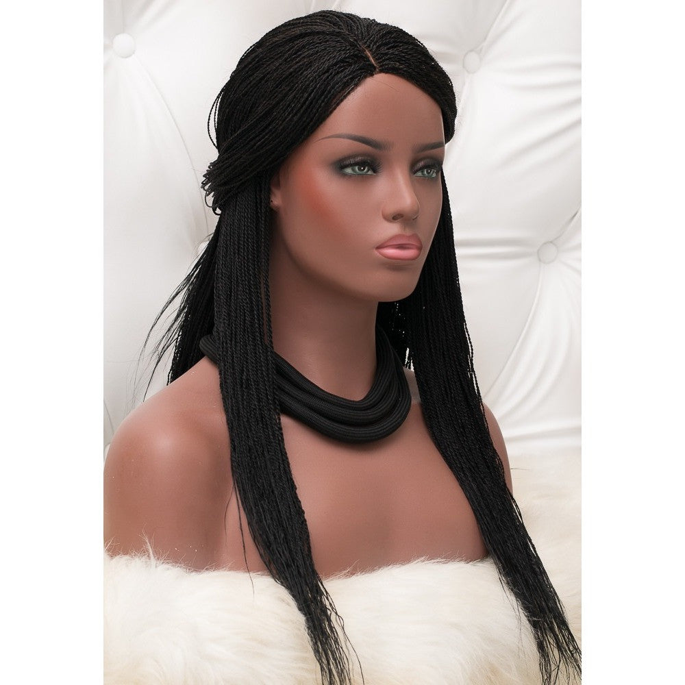 Amaka Closure "Microtwists" Wig - Single Parting