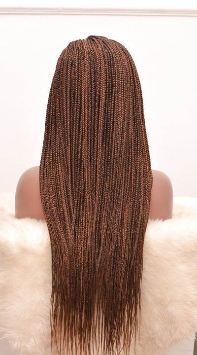 Zoe Closure Knotless Box Braids wig