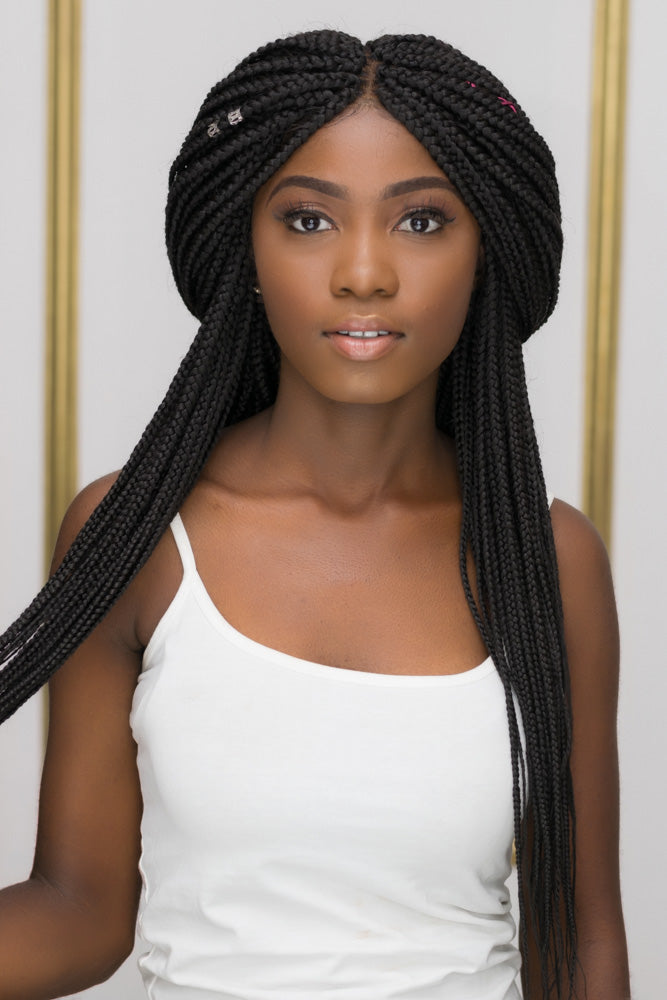 Adaobi Frontal Box Braids Unit