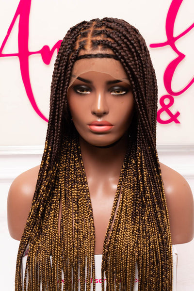 Zoè Frontal Knotless Box Braids Unit