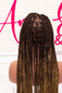 Zoè Full Lace Knotless Box Braids Unit