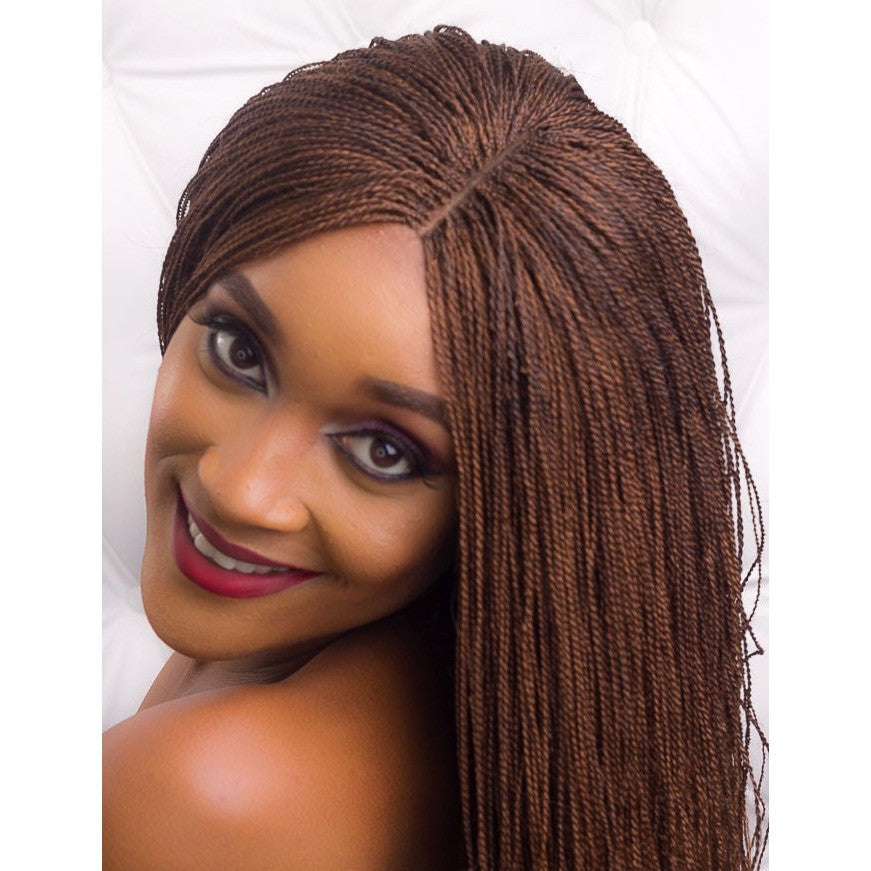 Amaka Closure "Microtwists" Wig - Single Parting