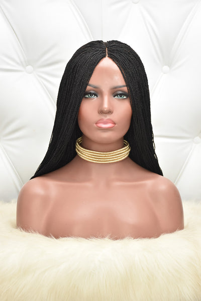 Amaka Closure "Microtwists" Wig - Single Parting