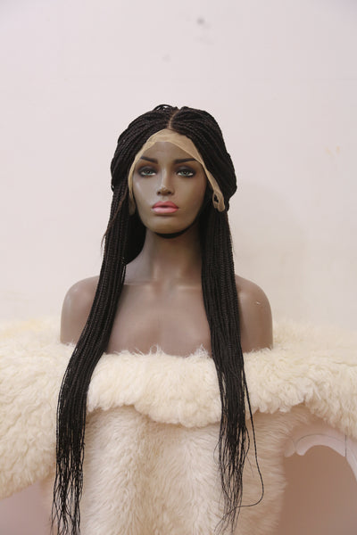 Pamela -Brown Ombre Box Braided Wig