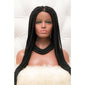 Realistic Box braided lace wig 