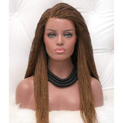 Adun Box Braided Wig  Box braid wig, Braids wig, Box braids styling