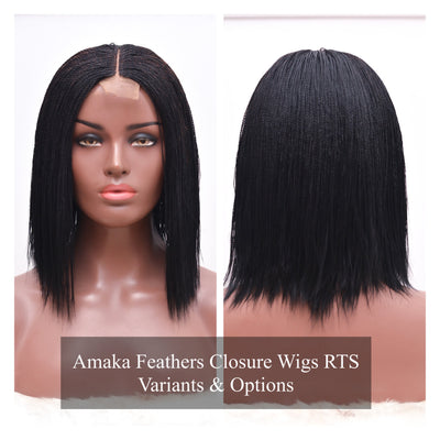 AMAKA Feathers Closure Wig